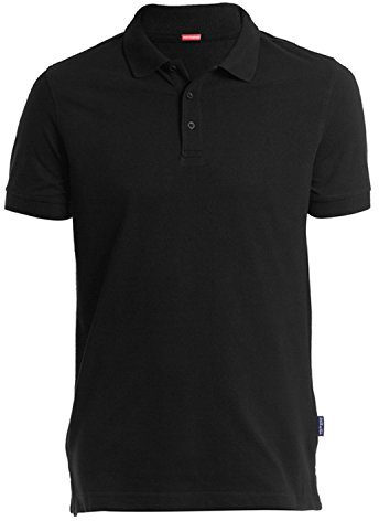HRM Heavy Performance Polo für Herren, Schwarz, Gr. XL - Premium Polohemd bis 60°C Waschbar - Hochwertige & Nachhaltige Workwear