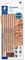 STAEDTLER Pastellstifte Mars Lumograph pastell, Sechskantform, Mine mit hohem Pigmentanteil, 6 Farben, hohe Qualität Made in Germany, Blisterkarte mit 6 Stiften, 100P-SBK6