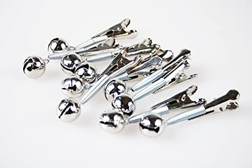 Angel Glöckchen York Bissanzeiger Aalglocke mit Klemme Angelzubehör 10Stk Set (18mm)