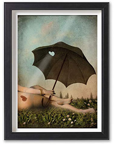 Cathrin Welz-Stein Hochwertiger Kunstdruck Poster Print – Sunshine Tattoo - Künstlerin A3 – 297mm x 420mm Badezimmer Deko Bilder Wohnzimmer Poster & Kunstdrucke | Lieferung ohne Rahmen