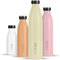 720°DGREE Gourde Acier Inoxydable milkybottle – 750ml, Beige | Bouteille Isotherme d'eau | Revêtement durable parfaite pour enfants, sport, l'ecole | Isolée Qualité supérieure
