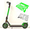 m2medien Aufkleber-Set/Sticker Set - 25-teilig auf 34x22cm Bogen geeignet für Segway Ninebot Max g30d E-Scooter (Neon-Grün)
