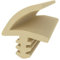 Holzzargendichtung für Zimmertüren – Beige | 5 Meter | Gummidichtung | 2,8 mm Nut | Türdichtung für Holzzargen | Zugluft- & Schallschutz