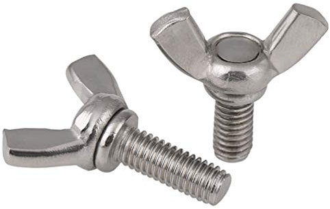 M6 Rändelschraube Hand Schrauben Flügelschrauben M8X40 (2ST)
