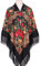 ATARSM Damen Schals Wraps 160 * 160 cm Russischer Schal Quadratische Decke Schal Damen Fransen Schals Blumenmuster Kopftuch Wraps