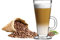 Latte Glasses Tea & Coffee Cups Pack of 8-270ml Temperature Resistant Hot Drink Cafe Mugs with Handle Ideal for Milk Juice Ice Cream Latte, Cappuccino, Espresso and Hot Chocolate