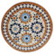 Casa Moro Mosaiktisch Rund – Gartentisch Terrassentisch Fliesentisch | Balkontisch, Beistelltisch Aus Marrakesch Marokko Ø 45 cm