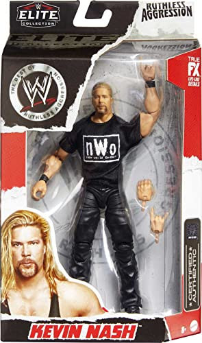 WWE Elite Collection Ruthless Aggression Series Gelenkige Wrestling Actionfiguren (Kevin Nash)