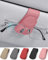 JEJA Soporte para Gafas de Sol para Coche, Cuero Soporte para Gafas de Sol, Coche, Ticket Tarjetas, Clip Gafas, Soporte para Parasoles de Coche, Rosa