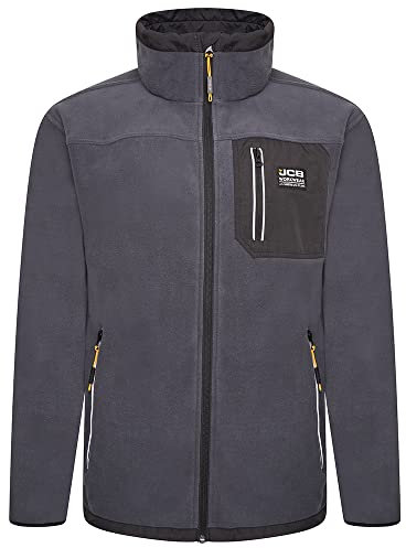 JCB - Trade Steel Fleece mit durchgehendem Reißverschluss - Fleecejacke Herren - Arbeitsfleece Herren - Herren Fleecejacken mit durchgehendem Reißverschluss - Arbeitskleidung für Herren -