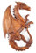 Windalf Vikings Wandbild Saphir 29 cm Rechts schauendes Drachen Wandrelief Handarbeit aus Holz