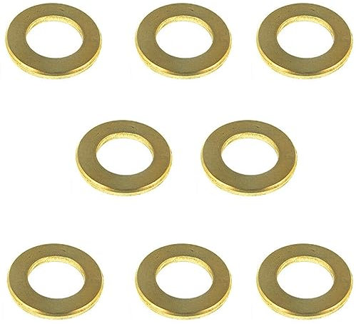 M3-12 Brass Washers, Form A Thick Flat washer Metal Grade Solid Brass. Various Sizes And Quantities M3 M4 M5 M6 M8 M10 M12 (20, M10)