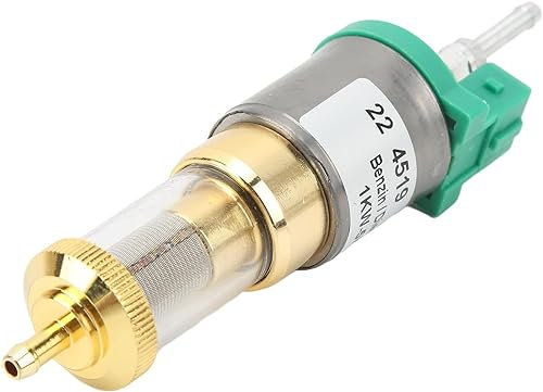 Diesel Heater Fuel Pump With Double Filter, Quieter Replacement Parts for All Parking Heaters, 12V Electric