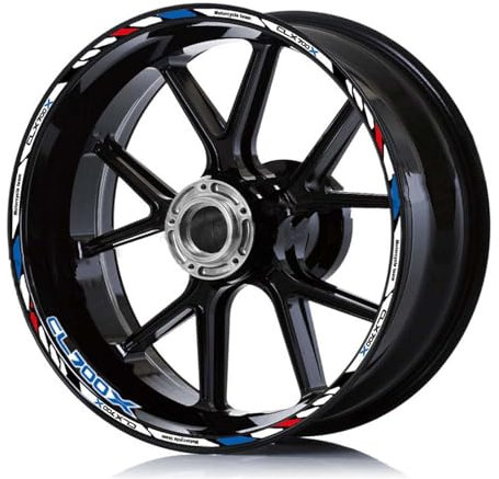 NINOMA Reflektierende Motorrad Rad Aufkleber Aufkleber Motor Bike Rim Hub Streifen Band Für CFMOTO 700CL-X CLX700 CLX 700 700CLX