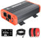 3000 Watt Wechselrichter 12v auf 230v Reiner Sinus Spannungswandler KFZ Netzvorrangschaltung mit LCD-Display und 1 USB 1 Type-C Ausgang 2AC Steckdosen Inverter für Haushaltsgeräten mit Fernsteuerung