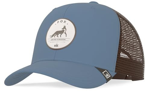 Hanukeii Unisex Animals Baseballkappe, Blau/Braun, One Size