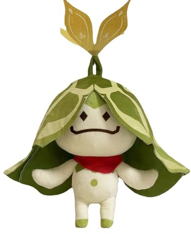 TOPLITHE Genshin Aranara Kuscheltier, Sumeru Charakter Plüschpuppe Weiches Pilz Plüschkissen for Spielefans Geschenke