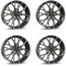 4x Borbet Felgen BY 8.5x19 ET45 5x112 titan polished matt kompatibel mit Audi A3 A4 A6 A8 Q2 Q3 Q4 RS3 S3 S4 SQ2 TT