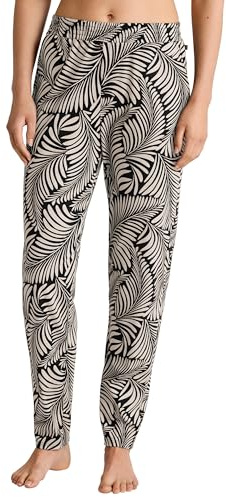 CALIDA Favourites Hose Damen, mit Seitentaschen, aus 100% Baumwolle schwarz 44-46