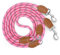 PETCOOZ Guinzaglio Doppio per Cani, Guinzaglio per Cani 3M Regolabile con Fino Riflettente, Multifunzione e Resistente per Cani Piccoli, Medi e Grandi, Rosa