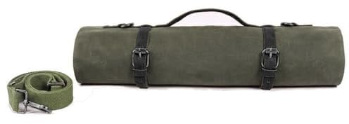 HJSSAA Borsa per coltelli, coltello da cucina professionale, valigetta con 11 fessure, grande rotolo di coltelli da cucina, borsa per coltelli da cucina, borsa portatile per attrezzi (solo borsa),