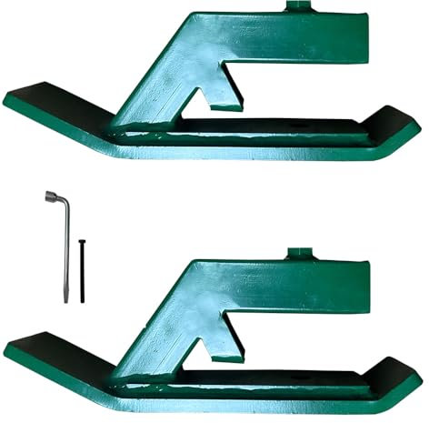 Heavy Duty 12 Steel Tractor Bucket Protector, Skid Edge Guard for Snow Removal, 3 Wide Turf Tamer – Prevents Grass Damage, Durable Bucket Attachment for Tractors (3“ Width)