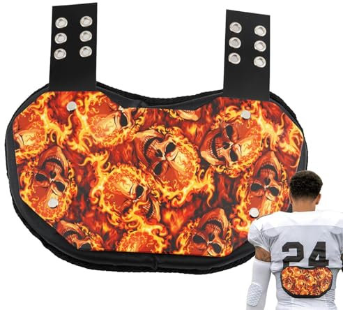 Back Plate Football | Lower Back Pads Protector with Adjustable Strap | Football Protection Gear | Fashion Lower Back Pads | Compact Back Plate Football | Portable Back Plate Football for Football