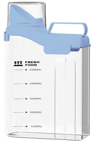 Opvonxeh Pet Food Storage Barrel, Airtight Dog Food Storage Bin, Dog Food Storage Container, 2800ml Airtight Pet Food Bin - Large Dog Food and Flour Container for Kitchen and Balcony Storage