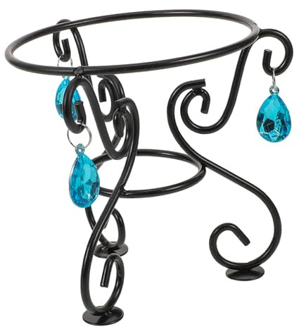 Homoyoyo Metall-gartenkugelständer Gartenkugelsockel Aus Metall Präsentationsständer Für Gartenkugeln Filigraner Haltersockel Für Kugeln Dekorativer Sockel Für Gartenkugeln