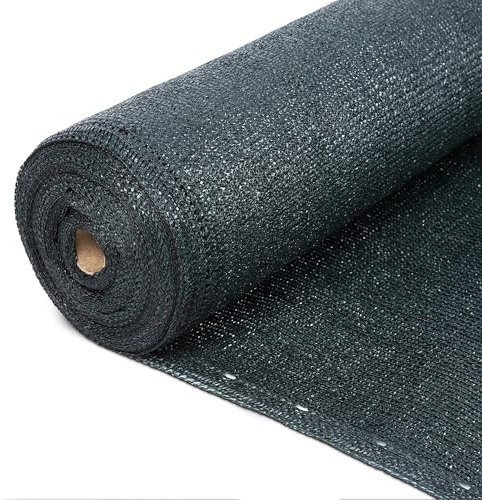 F & R Sichtschutz Garten Zaunblende I Sichtschutz Zaun I Schattiernetz Antrazit PE 1,5m x 25m 150g/m² I Sichtschutzmatte Für Zaun Gartenzaun Gartensichtschutz UV-Stabil Wetterfest