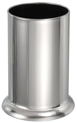 sourcing map Stainless Steel Utensil Holder, Kitchen Cutlery Holder Flatware Organizer for Forks, Spoons, Spatulas, and Silverware Silver