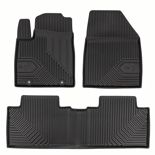 FROGUM No.77 Gummimatten Ganzjahresset von Auto Fußmatten Autofussmatten für BYD Atto2 ab 2024 | Langlebiges TPE Material