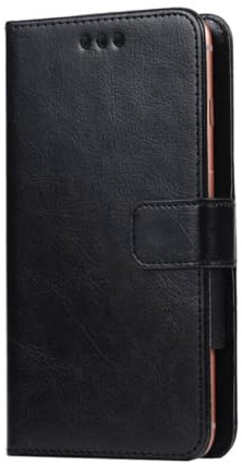 BMPNLSZ Handyhülle für Lagenio Panther 2 Hülle Leder, Premium Leder Flip Case Schutzhülle Tasche Handytasche für Lagenio Panther 2 Handy Hüllen Cover (6,7) - Schwarz-XHDSXT