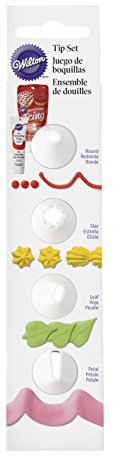 Wilton Spritztüllen-Set, 4-teilig