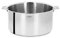 Cristel - C18QMP- Casserole inox 18cm sans poignée amovible- Collection Casteline