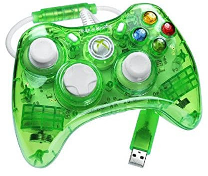 Manette Xbox 360 Rock Candy - vert