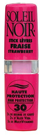 SOLEIL NOIR 29 Stick à Lèvres Fraise Ip 30 Protection Haute