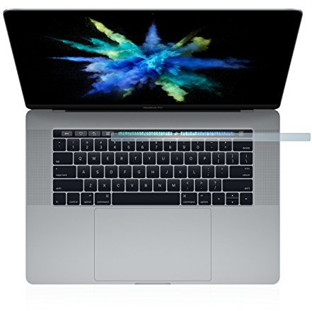 BROTECT Protector Pantalla Cristal para Apple MacBook Pro 15 2017 (SÓLO Touch Bar) Protector Vidrio - [Dureza 9H, Anti-Arañazos]