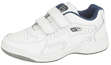 Dek Mens Orleans Wide Trainers Touch White , White, 6 UK