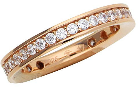 Joop! Damen-Ring 925 Silber Zirkonia weiß Rundschliff Gr. 55 (17.5) - JPRG90788C170