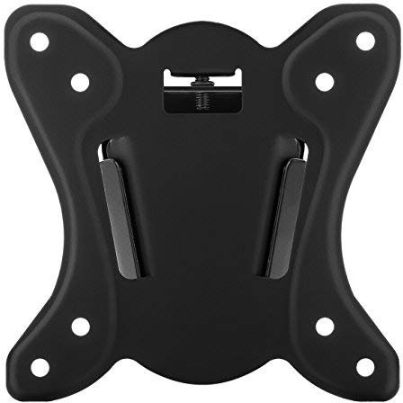 deleyCON Support Mural Universel pour Téléviseur et Moniteur 13 - 27 Pouces (33-68cm) - Jusqu'à 20 Kg - à VESA 100x100mm - Distance Murale 15mm