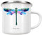 artboxONE Emaille Tasse Monotype Vivid Dragonfly von Anna Kozlenko - Emaille Becher Natur