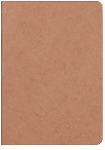 Calligraphe 733100C Heft AgeBag (DIN A5, 14,8 x 21 cm, blanko, ideal für Ihre Notizen und Zeichnungen, 48 Blatt) 1 Stück braun