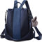 Charmore Women Backpack Ladies Rucksack Waterproof Nylon School bags Anti-theft Dayback Shoulder Bags, L, Navy-large