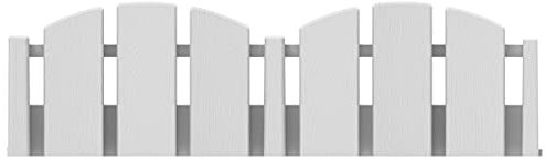 Dimex Adirondak 3600WT-15C-6 Kit de Bordure de Paysage sans creusement Blanc
