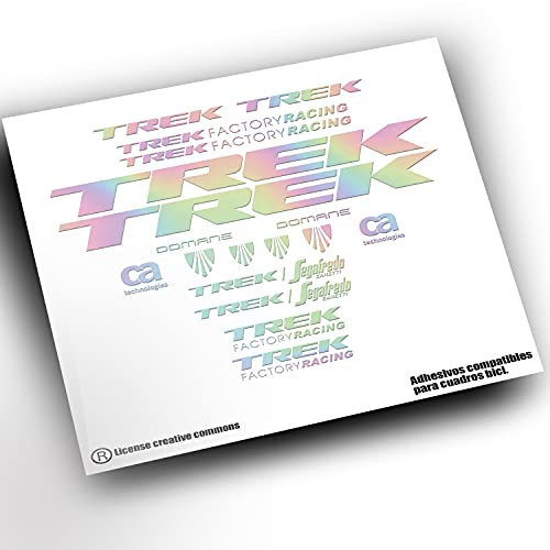 Aufkleber-Set, kompatibel mit Bild Trek Domane PB54, Holografik