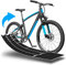 uProtect Fahrrad Rahmenschutz Lackschutzfolie für Mountainbike, BMX, Rennrad, Trekkingrad etc. - 21-teiliges Rahmen-Set gegen Steinschlag - Carbon Optik & selbstklebend