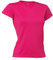 ASIOKA Taglio T Shirt, Fucsia, M Donna