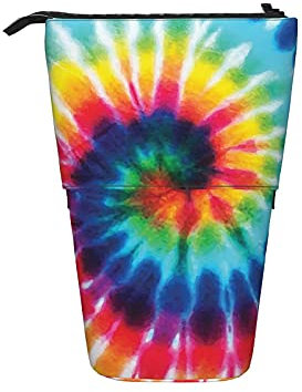 Teleskop-Federmäppchen, Tie-Dye-Ständer, Bleistifthalter mit Reißverschluss, Make-up-Tasche, Bleistiftbeutel, Federtasche