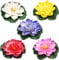 NA Künstliche Seerosen,seerosen Künstliche Durchgeführt Für Deko Garten Oder Teich, Lotusblüte Deko 10cm/3.9inch (Multiple) (5 Arten Von Farben) (5